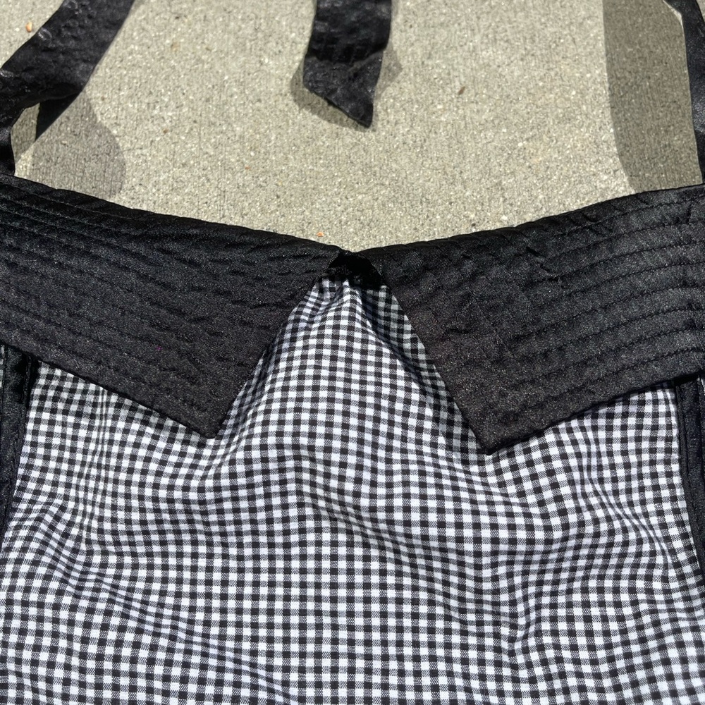 🖤 Vintage Charlotte Russe Gingham Halter Top - Picture 3 of 8